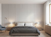 Bella Catania Chenille Fabric Stripe | Phillipe Romano - bedroom room setting