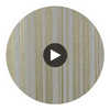Bella Catania Chenille Fabric Stripe | Phillipe Romano Circular Swatch | DW