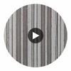 Bella Catania Chenille Fabric Stripe | Phillipe Romano Circular Swatch | DW