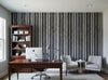 Bella Catania Chenille Fabric Stripe | Phillipe Romano - office room setting