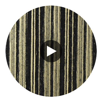 Bella Catania Chenille Fabric Stripe | Phillipe Romano Circular Swatch | DW