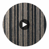Bella Catania Chenille Fabric Stripe | Phillipe Romano Circular Swatch | DW