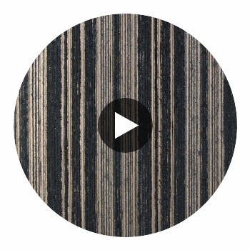 Bella Catania Chenille Fabric Stripe | Phillipe Romano Circular Swatch | DW