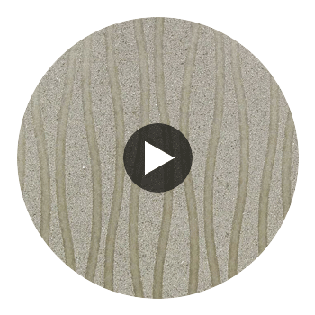 Bella Emilia Wavy Modern Mica | Phillipe Romano Circular Swatch | DW