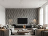 Bella Emilia Wavy Modern Mica | Phillipe Romano - living room room setting