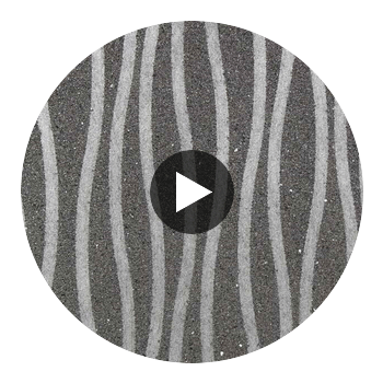Bella Emilia Wavy Modern Mica | Phillipe Romano Circular Swatch | DW