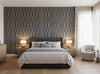 Bella Emilia Wavy Modern Mica | Phillipe Romano - bedroom room setting