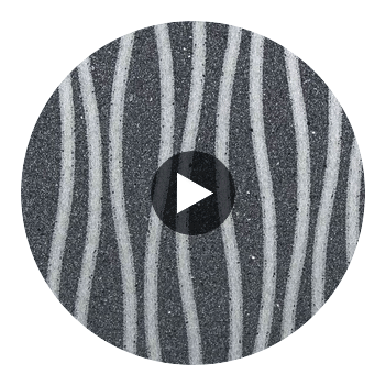 Bella Emilia Wavy Modern Mica | Phillipe Romano Circular Swatch | DW