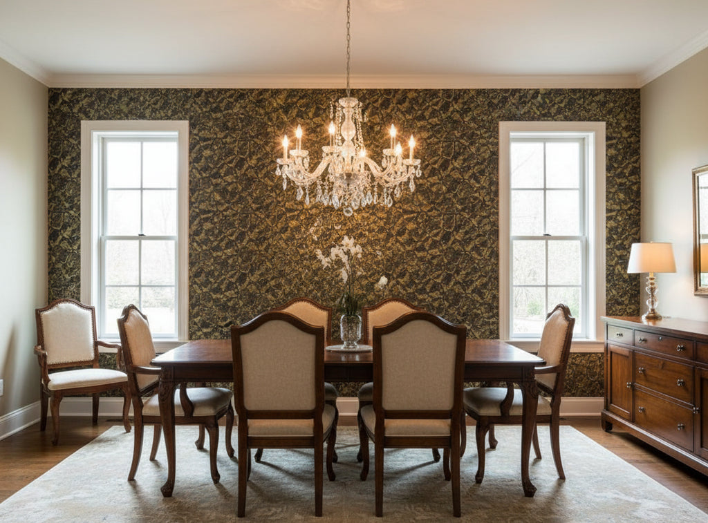 Bella Genoa Cork Print | Phillipe Romano - dining room room setting