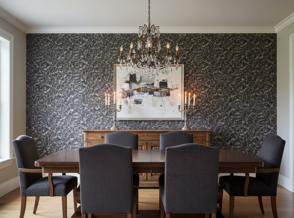 Bella Genoa Cork Print | Phillipe Romano - dining room room setting