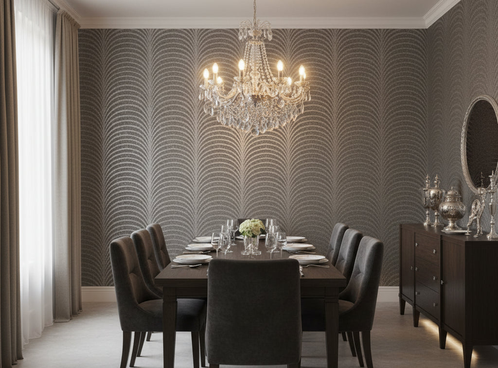 Bella Milano Modern Mica | Phillipe Romano - dining room room setting