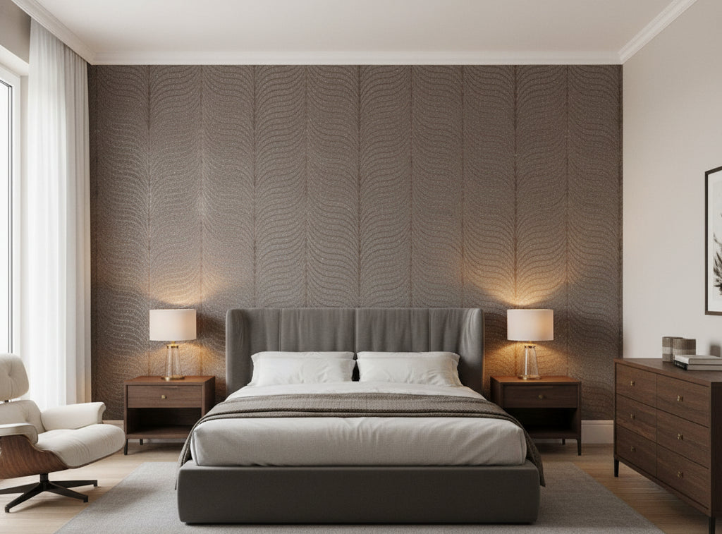 Bella Milano Modern Mica | Phillipe Romano - bedroom room setting