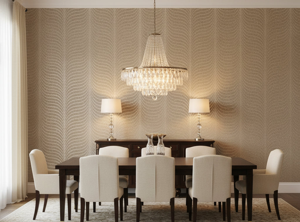 Bella Milano Modern Mica | Phillipe Romano - dining room room setting