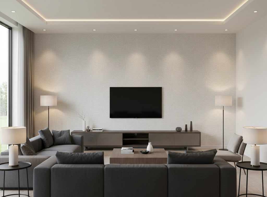 Bella Milano Modern Mica | Phillipe Romano - living room room setting
