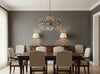 Bella Monza Modern Stripe - dining room room setting