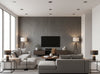 Bella Napoli Modern Lattice Mica | Phillipe Romano - living room room setting