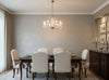 Bella Napoli Modern Lattice Mica | Phillipe Romano - dining room room setting