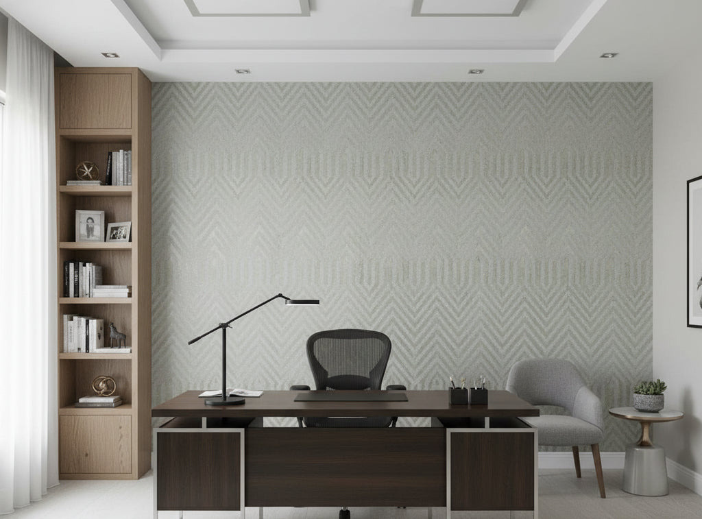 Bella Napoli Modern Lattice Mica | Phillipe Romano - office room setting