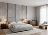 Bella Palermo Metallic Stone Slab Print on Cork | Phillipe Romano - bedroom room setting