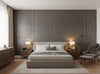 Bella Palermo Metallic Stone Slab Print on Cork | Phillipe Romano - bedroom room setting