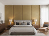 Bella Palermo Metallic Stone Slab Print on Cork | Phillipe Romano - bedroom room setting