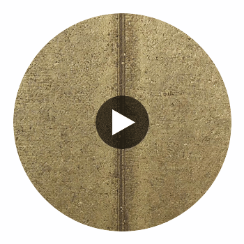 Bella Palermo Metallic Stone Slab Print on Cork | Phillipe Romano Circular Swatch | DW