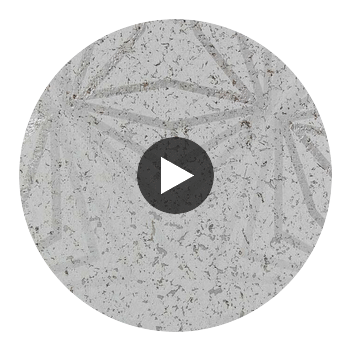 Bella Parma Modern Metal Cork Print | Phillipe Romano Circular Swatch | DW