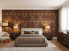 Bella Parma Modern Metal Cork Print | Phillipe Romano - bedroom room setting