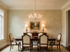Bella Prato Metallic Modern Dots on Cork | Phillipe Romano - dining room room setting
