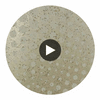 Bella Prato Metallic Modern Dots on Cork | Phillipe Romano Circular Swatch | DW