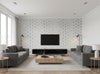 Bella Prato Metallic Modern Dots on Cork | Phillipe Romano - living room room setting