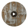 Bella Ravena Wood Metallic Cork Print | Phillipe Romano Circular Swatch | DW