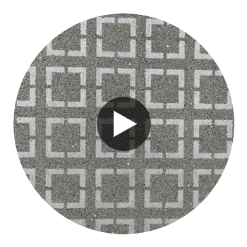 Bella Reggio Block Mica | Phillipe Romano Circular Swatch | DW