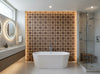 Bella Reggio Block Mica | Phillipe Romano - bathroom room setting