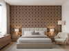 Bella Reggio Block Mica | Phillipe Romano - bedroom room setting