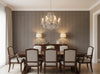 Bella Roma Mica Stripe | Phillipe Romano - dining room room setting