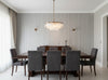 Bella Roma Mica Stripe | Phillipe Romano - dining room room setting
