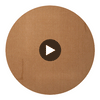 Bellevue Gilded Durable | Hollywood Wallcoverings Circular Swatch | Hollywood Wallcoverings