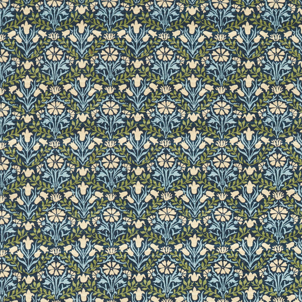 Bellflowers Indigo/Thyme | Morris & Co.