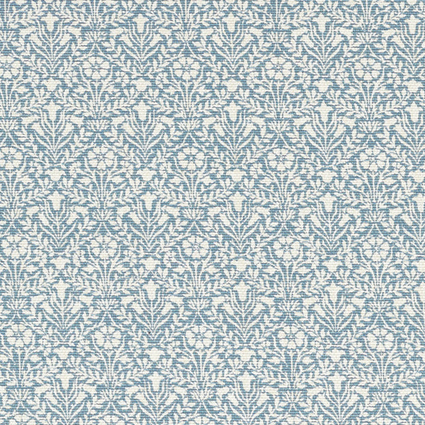 Bellflowers Weave Mineral Blue | Morris & Co.