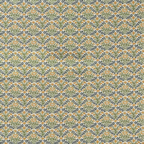 Bellflowers Weave Moss/Wheat | Morris & Co.