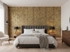 Bellla Bologna Metallic Cork | Phillipe Romano - bedroom room setting