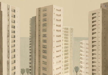 Benidorm Beige Wallcovering | Tres Tintas