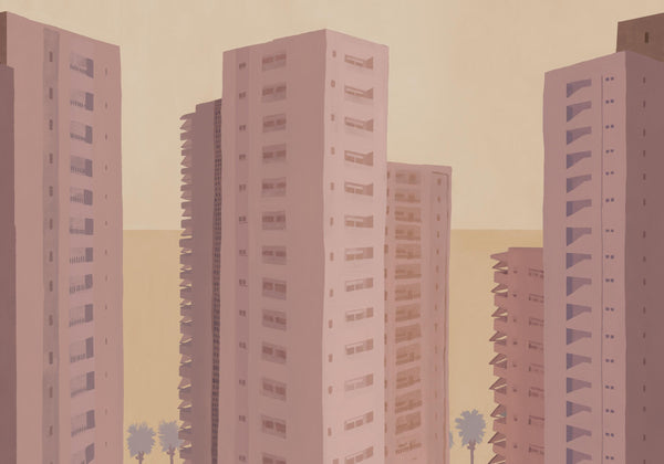 Benidorm Pink Wallcovering | Tres Tintas