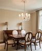 Bergamo Oat Basketweave Grasscloth Wallcovering | Fentucci - dining room room setting