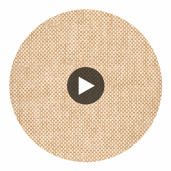 Bergamo Oat Basketweave Grasscloth Wallcovering | Fentucci Circular Swatch | DW