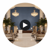 Berkeley Type II Vinyl | Hollywood Wallcoverings Circular Swatch | Hollywood Wallcoverings