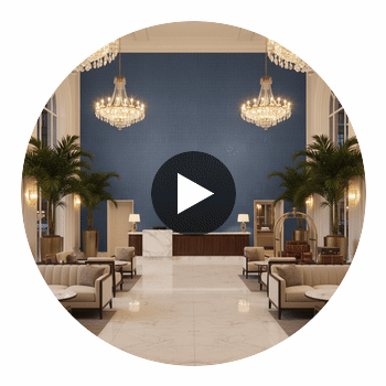 Berkeley Type II Vinyl | Hollywood Wallcoverings Circular Swatch | Hollywood Wallcoverings