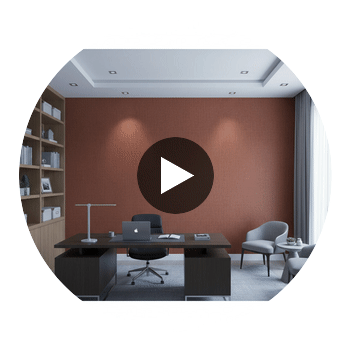 Berkeley Type II Vinyl | Hollywood Wallcoverings Circular Swatch | Hollywood Wallcoverings