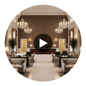 Berkeley Type II Vinyl | Hollywood Wallcoverings Circular Swatch | Hollywood Wallcoverings